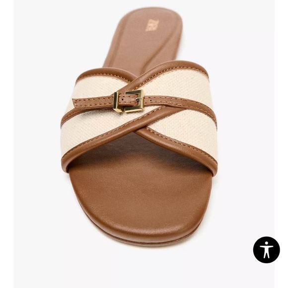 Zara Tan and Cream Women's Loafers - Picture 3 of 5